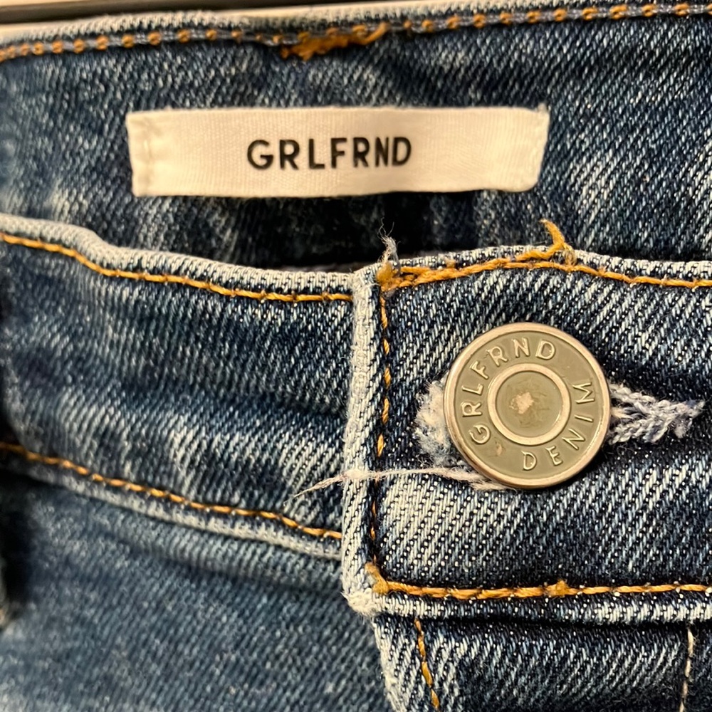 GRLFRND distressed jeans